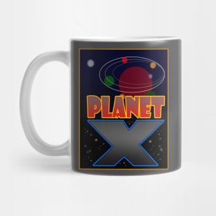 Planet X with orbit design Mug